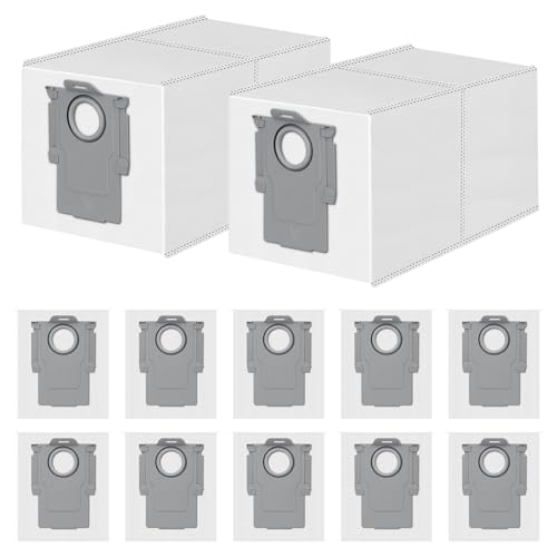 12 Pack Dust Bag for Roborock Qrevo S Pro/QV 35A/S5V/Saros 10R/20/CurvX - size: Qrevo/Saros/QV/QR bags 12 Pack