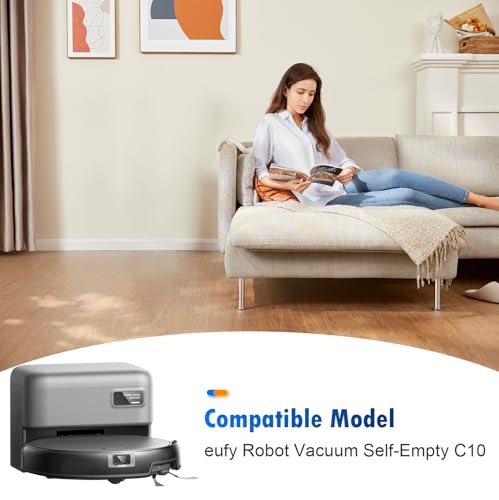 Accessories Kit for Self-Empty eufy C10 Robot Vacuum, Replacement Parts - size: eufy robovac c10 accessory