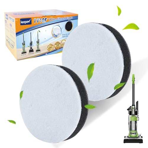 KEEPOW 2 Pack NEU100 Vacuum Filters for Eureka Airspeed Compact Bagless - size: 2 Pack