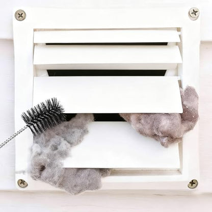 1 Pack Dryer Vent Cleaner Kit - Long Flexible Lint Brush for Dryer Vents, Refrigerator Coils, and Radiators - Household Cleaning Supplies (1, Long Brush) - size: Long Brush