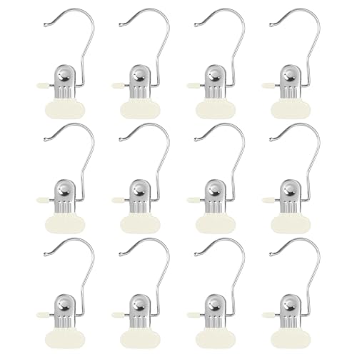 Pants Socks Hanger with Clip (Plus Version) for Hanging Leggings in Closet, Space Saving Yoga Pants Hanger Clip Hanger Organizer, Organizer and Organizer for Jeans, Shorts, Skirts, Hats (Beige) - color: Beige