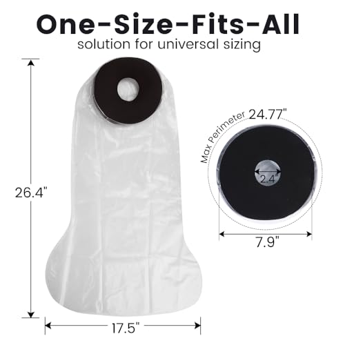 Cast Covers for Shower Leg, Waterproof Cast Cover after Surgery - color: Leg, style: Soft Black