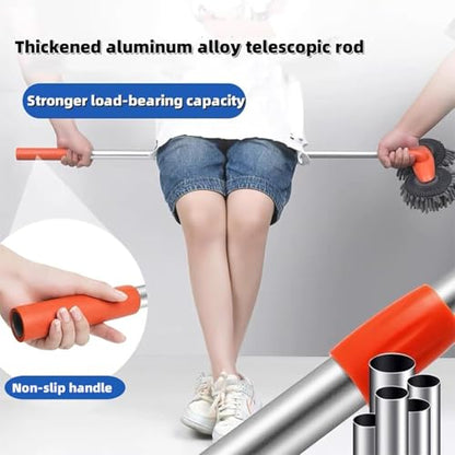 Double Head Car Wash Mop with Long Handle 360°Rotating Car Wash Brush Chenille Microfiber Cleaning Kit Not Hurt Paint Scratch Free(Single Set Mop) - color: Single Set Mop
