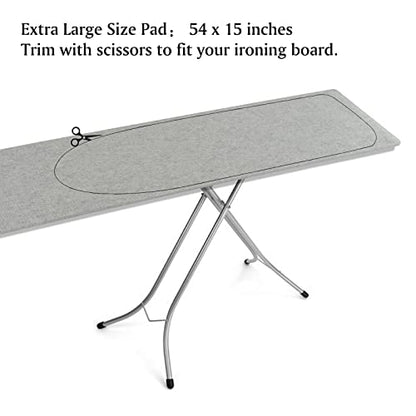 Rdutuok Wool Pressing Mat, 54in x 15in, 100% New Zealand Wool Ironing Mat - size: 54" x 15"