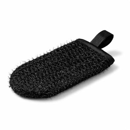 Microfiber Finger Cleaning Gloves (2-Pack), Gap & Crevice Scrubbing Tool for Blinds, Windows, and Vents, Reusable Detail Dusting Mitt with Built-in Hanging Loop, Black