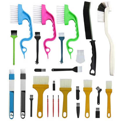 26Pcs Small Cleaning Brush, Crevice Cleaning Brushes for Small Spaces