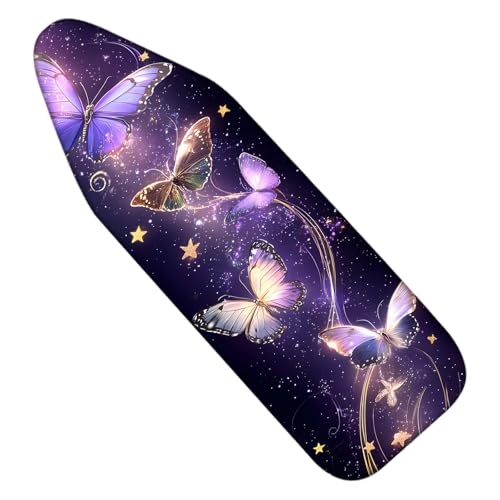 Nuxovilar Starry Butterfly Cotton Ironing Board Cover 15x54 Fabric - color: Ylu01195