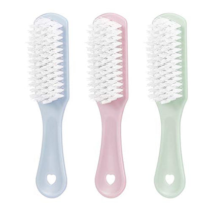 Sneaker Cleaner Sneaker Cleaner 3pcs Scrub Brush Shoes Cleaning Brush with Handle Household Cleaning Tool for Leather Shoes Boot Clothes Nail Fingernail