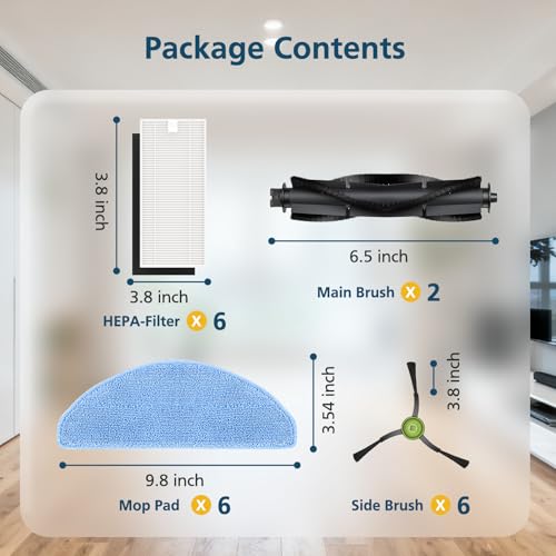 G8000 Max Replacement Parts for Tikom G8000 Max Robot Vacuum