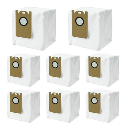 Robot Vacuum Dust Bags, Compatible with Laresar L6 Pro/L6 Nex, Honiture Q6 Pro, AIRROBO T10+, Neabot NOMO N2, iHome AutoVac Nova S1 Pro (8 Pack,)
