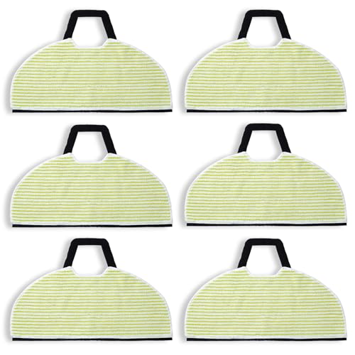 6 Pack Vacmop Shark Vacuum Pads for Shark AV2610WA, RV2610WA, RV2620WD, RV2410WD, Matrix Plus AI Ultra 2-in-1 Robot Vacuum - size: 6 Pack Mop Pads