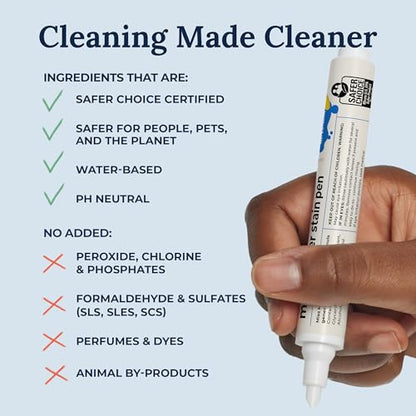 Miss Mouth's Messy Eater Stain Treater Pens & 4oz 3-Pack - On-the-Go Spot Remover for Clothes - Portable Baby Stain Spray, Newborn Essentials