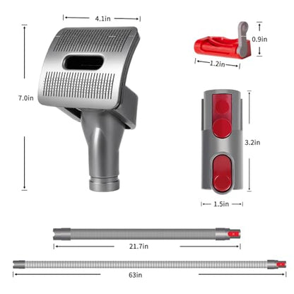 Pet Grooming Kit Compatible with Dyson V7 V8 V10 V11 V15 Vacuum Cleaner - color: Pet Grooming Kit Suitable for Small Breed Dogs or Cat