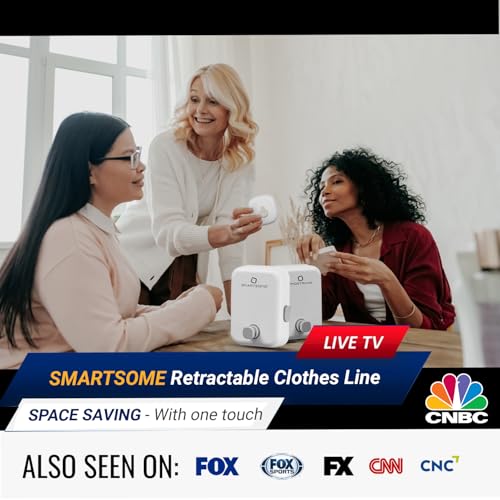 SmartSome Retractable Clothesline 14.3 Feet