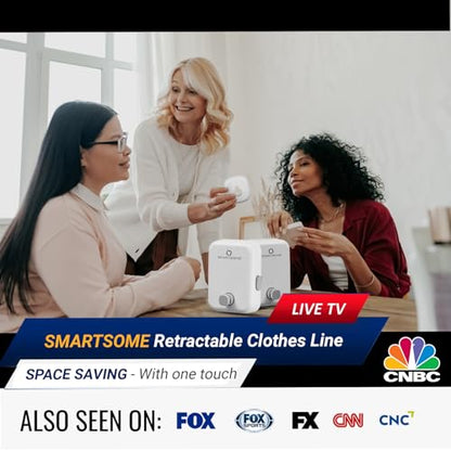 SmartSome Retractable Clothesline 14.3 Feet