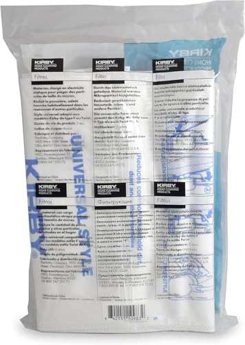 Kirby Allergen Reduction HEPA Filter Bags 6-Pack | Part #204811 | OEM Replacement for F-Style & Twist-Style Kirby Vacuums