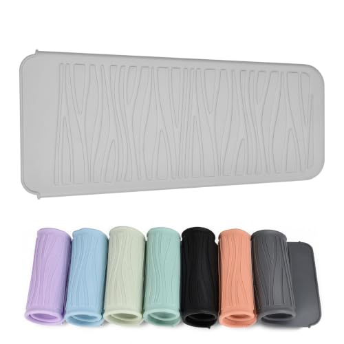 Heat Resistant Travel Mat Pouch for Hair Straighteners, Crimping Irons, Curling Wands, Flat Irons and Hair Styling Tools (1 Pack, Gray) - color: Mist, size: 1 Pack