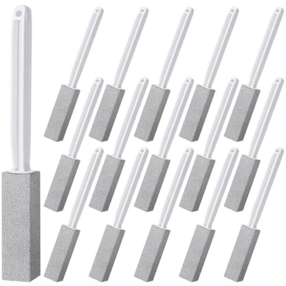 15 Pack Pumice Stone Toilet Bowl Cleaner with Extra Long Handle - style: Long Handle