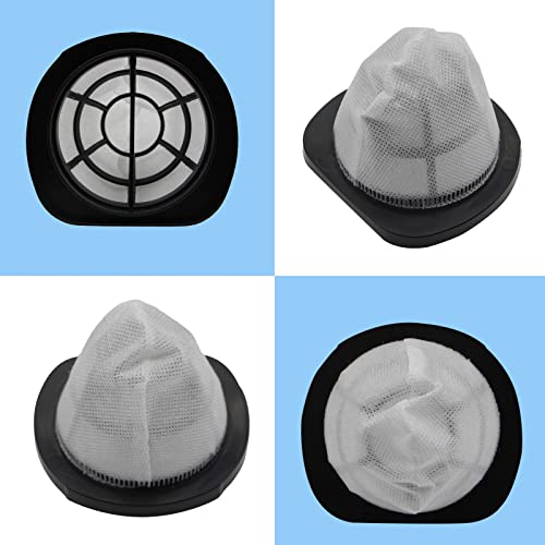 2037423 Filter Compatible with Bissell 3-in-1 Lightweight Stick Vac 38B1, 38B1L, 1059 Series, Compare to Part# 2037423 & 2037424 (4 Pack Vacuum Filter & 4 Pack Foam Filter) - size: 4 Filters with 4 Foam Filters