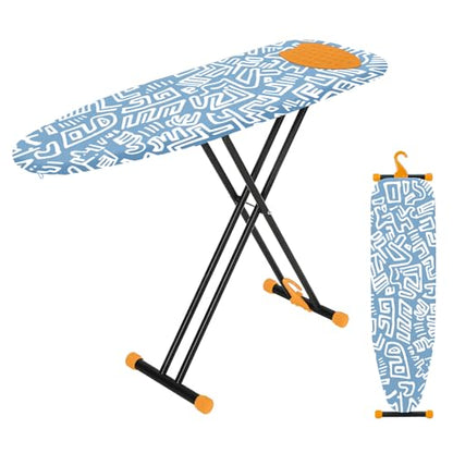 Large Full Size Ironing Board 54x14, RAINHOL Blue Iron Table - color: Blue, size: 54"L x 14"W