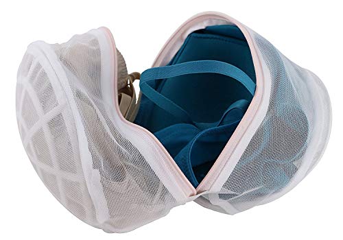 Premium Bra Wash Bag – Set of 3 Mesh Lingerie Laundry Bags for Delicates – Protects Bras, Underwear & Intimates in Washing Machine – Durable Zipper Closure – Regular Size - size: Regular