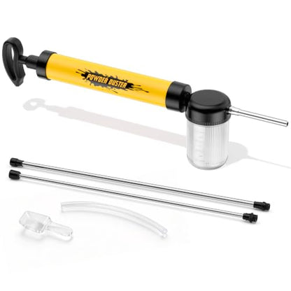 Diatomaceous Earth Powder Duster Applicator (Yellow) - color: Yellow