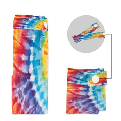 Pardick Wet Bag 2Pcs Wet Dry Bag Waterproof Travel Laundry Bags Tie Dye Swimsuit Bags Storage Cloth Diaper Bathing Suit 0rganizer for Beach,Pool - color: Tie Dye