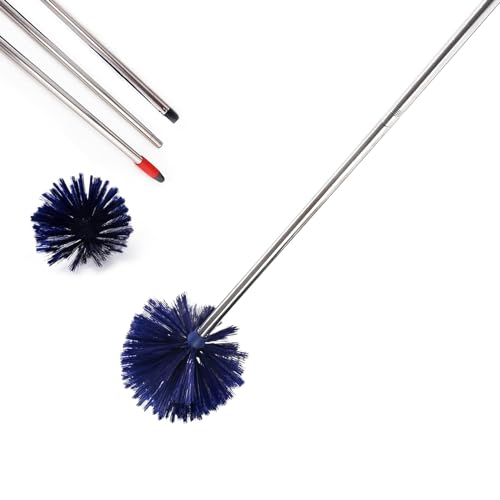 Cobweb Duster, MEIBEI Removable and Washable Ceiling Fan Duster with Long Handle-72.1", Non-Scratch Bristles Cobweb Brush for Cleaning High Ceiling, Book Shelve, Curtain Rod