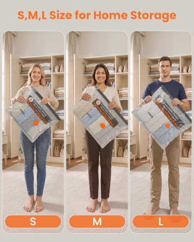 Vacuum Bags for Clothing Travel with Rechargeable Electric Pump, 9 Pack Compression Vacuum Storage Bags for Luggage and Seasonal Storage, Space Saver Seal Bags for Cruise and Vacation - size: 9 Pack Travel Size