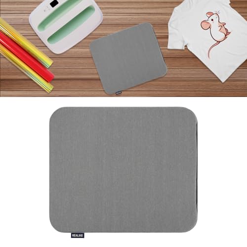 REALIKE Heat Press Mat Compatible with Cricut Easy Press 2/Cricut Easy Press(11X13 inch), Easy Press Mat for HTV Craft Vinyl Ironing Insulation Transfer Projects - color: Gray Easy Press Mat 11"×13", size: 11"×13"