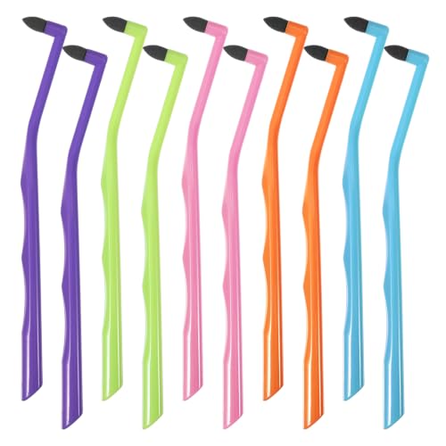 10Pcs Tooth Stain Remover Tooth Polisher Stain Brushes Tools