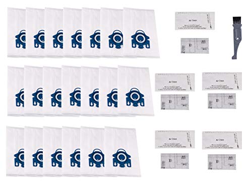 20Pack Replacement GN Vacuum Cleaner Bags for Miele Classic C1/Complete C3