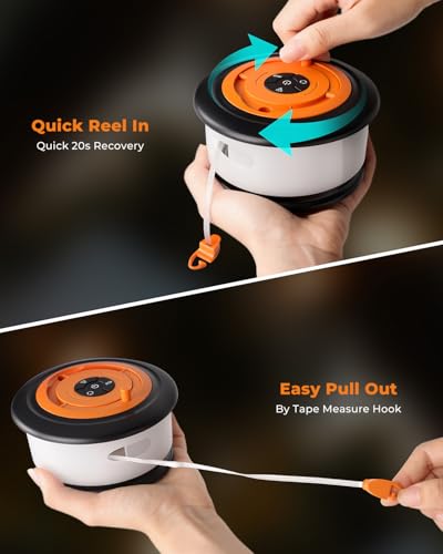 Camping String Lights, Retractable 32.8FT Rechargeable Fairy Light - color: Black&Orange