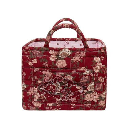 Boho Fabric Storage Basket, Large Capacity Laundry Basket, 12.2'' x 10.23'' x 10.23'' Collapsible Laundry Hamper with Easy Carry Handles (A Multi-Color 3, L) - color: A Multi-Color 3