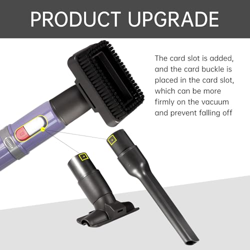 Upgraded Vacuum brush Attachment tool Compatible with Shark Navigator Lift-Away NV350 NV351 NV352 NV356E NV360 NV361 NV500 NV501 NV502 Series 2-in-1 Gap Tool Brush Removable Brush Replacement Parts