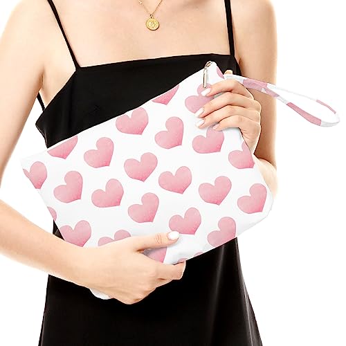Fokongna Love Heart Wet Bag, For Swimsuit Travel Makeup Bag Waterproof Large Capacity for Women Girls Mom Sister Friends Heart Romantic Gifts - color: Heart06
