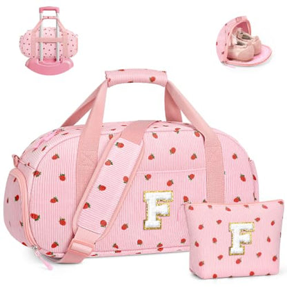 YOOLIFE Travel Duffle Bag for Girls Birthday Gifts, Kids Dance Bag, Pink F - color: Pink, style: F