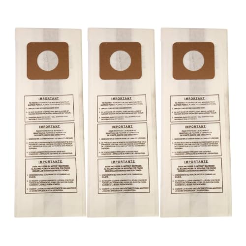 VacBagsUSA Premium Vacuum Bags Compatible with Panasonic Type U/U-3/U-6 3Pk