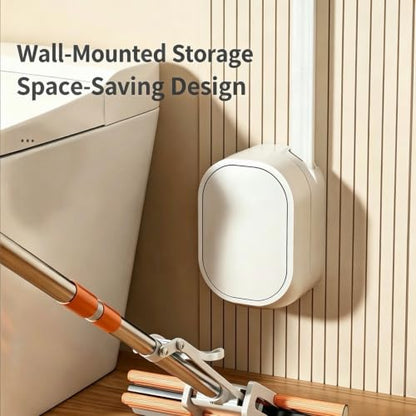 Disposable Toilet Wand Kit with 30 Refills,Wall-Mounted Holder & Storage Caddy,Toilet Brush for Deep Toilet Cleaning, Bathroom Accessories for Home, Dorm & RV(1 Wand+30 Refills) (31)