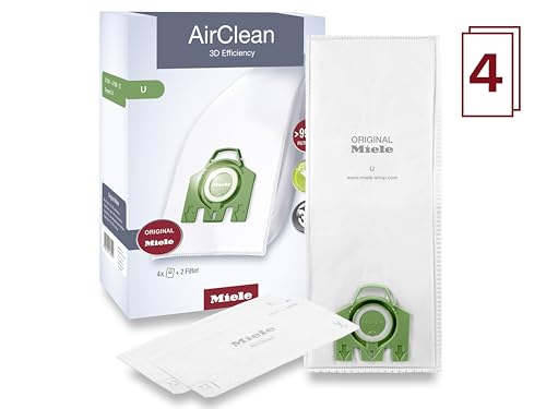 Miele U Vacuum Cleaner Bags for Miele Bagged Upright Vacuums
