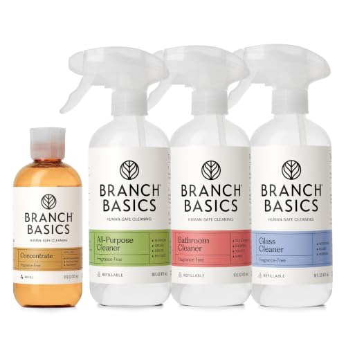 Branch Basics Surface Cleaning Kit: 8 oz Concentrate, Refillable Bottles - style: 8oz Concentrate - Plastic Bottles