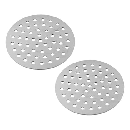 Round Drain Cover Grates 2.36"/6cm Dia Drain, 304 Stainless Steel Drainage Grate Cover Round Replacement Floor Drain Strainer for Shower, Bathroom Floor, Balcony, and Outdoor Garden Drains -2pcs - size: 2.36"/6cm