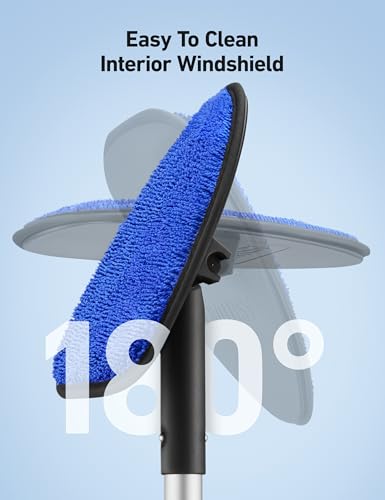 AstroAI 4pcs Windshield Cleaner Tool for Effortless Installation - style: with 4 Velcro Pads