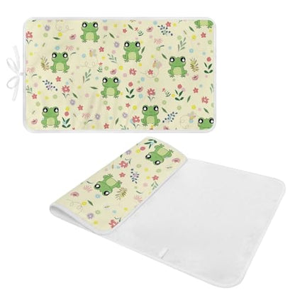 Ironing Mat Ironing Board Pad Heat Resistant, Portable, Quilting & Travel Blanket 32 x 16 Inch Cute Frog Small Ironing Mat for Table Top,Countertop,Etc - color: Cute Frog