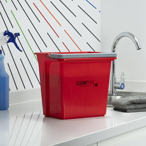Restaurantware 6 qt Red Cleaning Bucket - color: Red, size: 6 Quarts