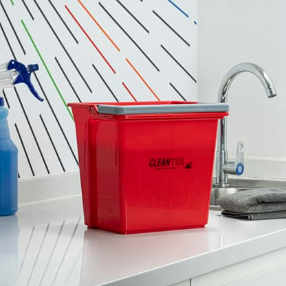 Restaurantware 6 qt Red Cleaning Bucket - color: Red, size: 6 Quarts