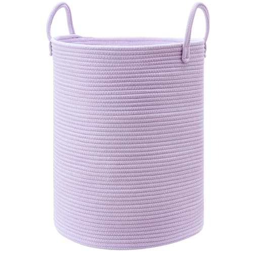 80L Extra Large Purple Hamper Laundry Basket for Girls Kids - color: Purple, size: Extra Large (80L)