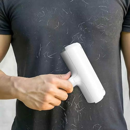 Reusable Pet Hair Remover Roller – Dog & Cat Fur Lint Cleaner for Sofa, Carpet, Bed & Car Seats – No Adhesive Required (White/Green) - color: White/Green