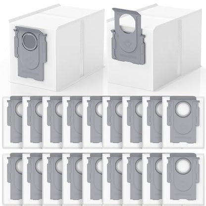 20 Pack QRevo Dust Bags for Roborock Qrevo S Pro, QV 35A, Qrevo S5V