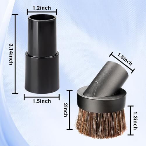 2 Pack Round Dust Brush Set For Shark Vacuum Attachment - style: 2 -pack